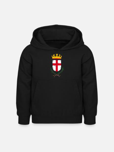 Mailand Wappen - Kinder Hoodie - Schwarz