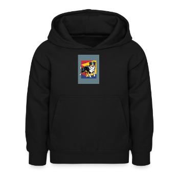 Australischer Schäferhund - Kinder Hoodie - Schwarz - Vorne - AI Model Kid Female (0cm)