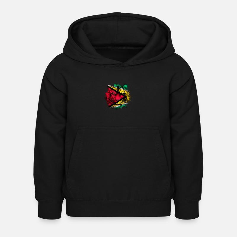 Guyana - Sweat à capuche Enfant - noir