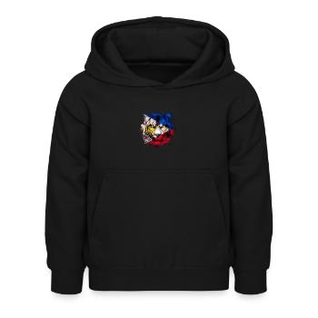 Philippines - Sweat à capuche Enfant - noir - Devant - AI Model Kid Female (0cm)