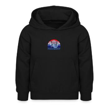 Paraguay - Kinder Hoodie - Schwarz - Vorne - AI Model Kid Female (0cm)