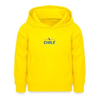 Chili - Sweat à capuche Enfant - jaune - Devant - AI Model Kid Female (0cm)