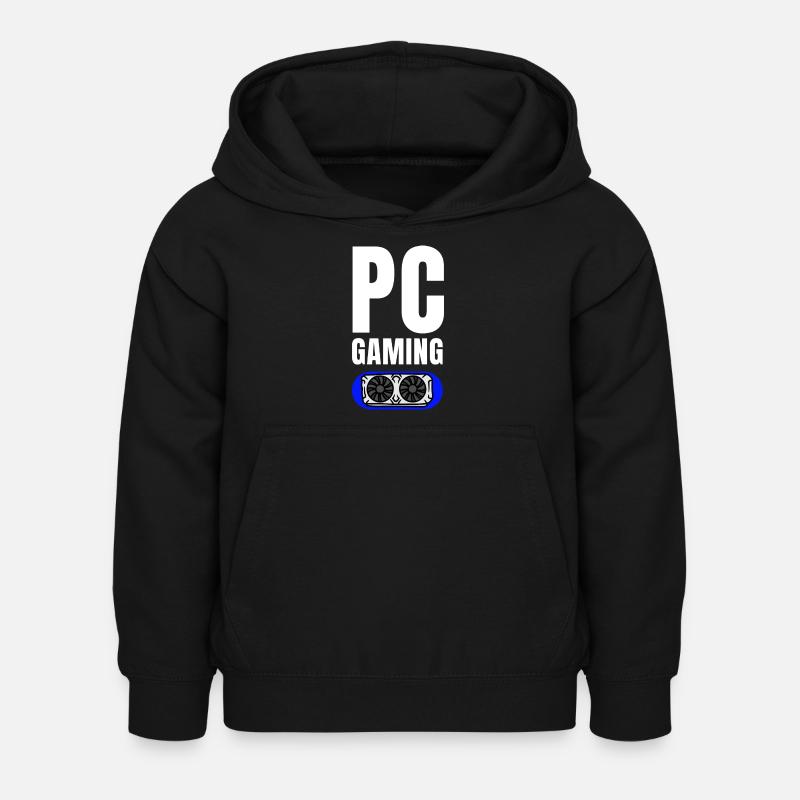 PC-Spiele - Kinder Hoodie - Schwarz