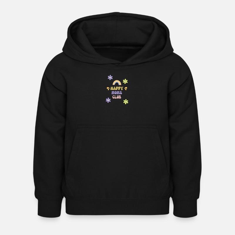 Mamans heureuses - Sweat à capuche Enfant - noir