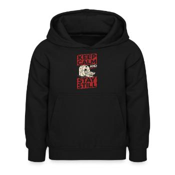 MRI Tech Keep Calm And Stay Still Radiologist - Kinder Hoodie - Schwarz - Vorne - AI Model Kid Female (0cm)