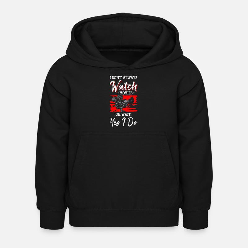 Citations de films de cinéma Fan de films d’action - Sweat à capuche Enfant - noir