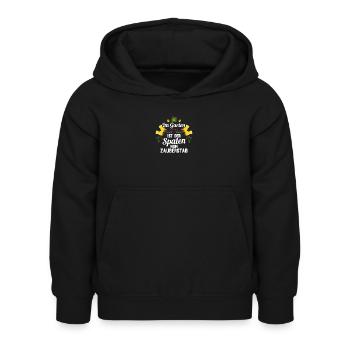 Jardinier Hobby Jardinier Jardin - Sweat à capuche Enfant - noir - Devant - AI Model Kid Female (0cm)