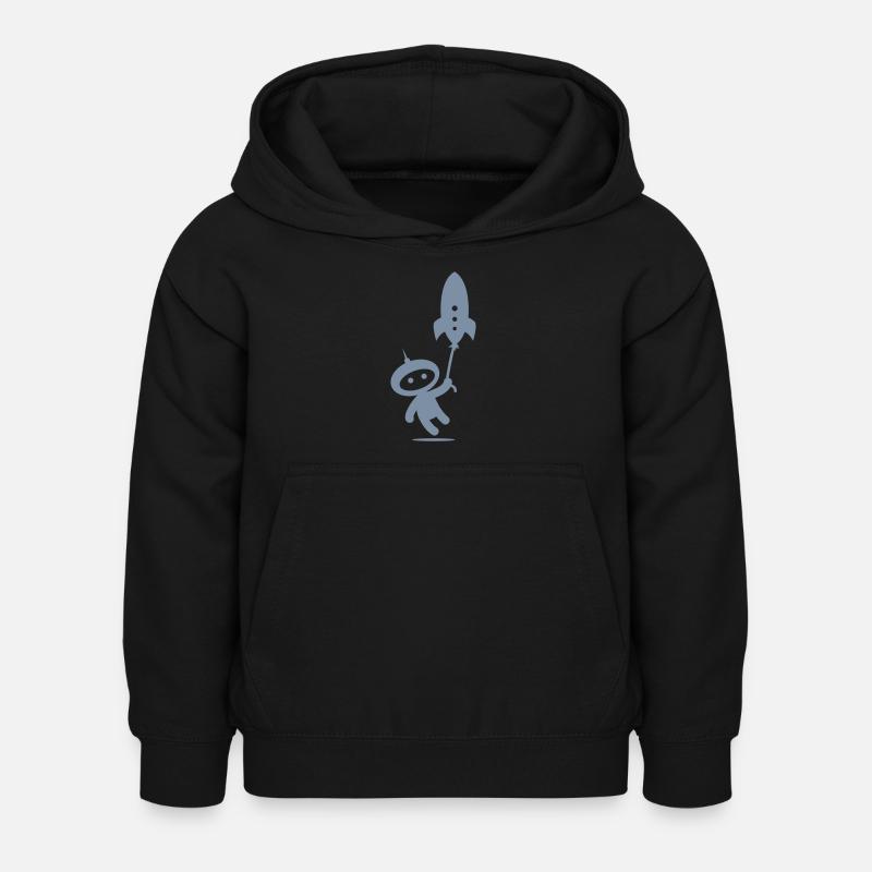 Cosmonaute - Sweat à capuche Enfant - noir