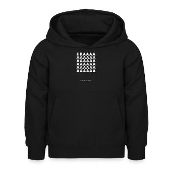 DeD-Barbaren-T-Shirt - Kinder Hoodie - Schwarz - Vorne - AI Model Kid Female (0cm)
