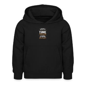 Généalogie de l’arbre généalogique - Sweat à capuche Enfant - noir - Devant - AI Model Kid Female (0cm)