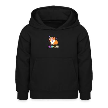 Meerschweinchen - Kinder Hoodie - Schwarz - Vorne - AI Model Kid Female (0cm)