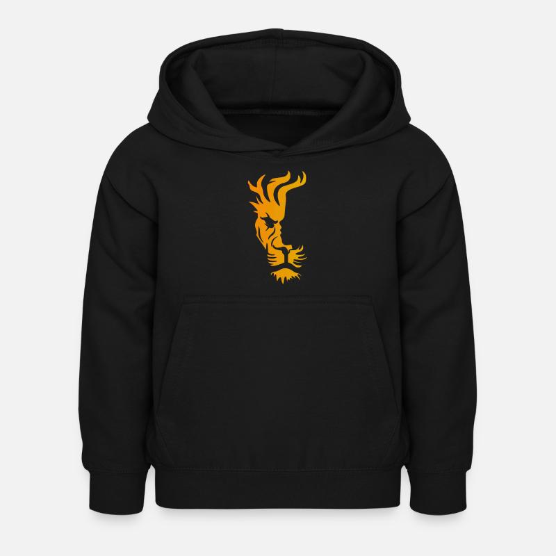 Lionne - Sweat à capuche Enfant - noir