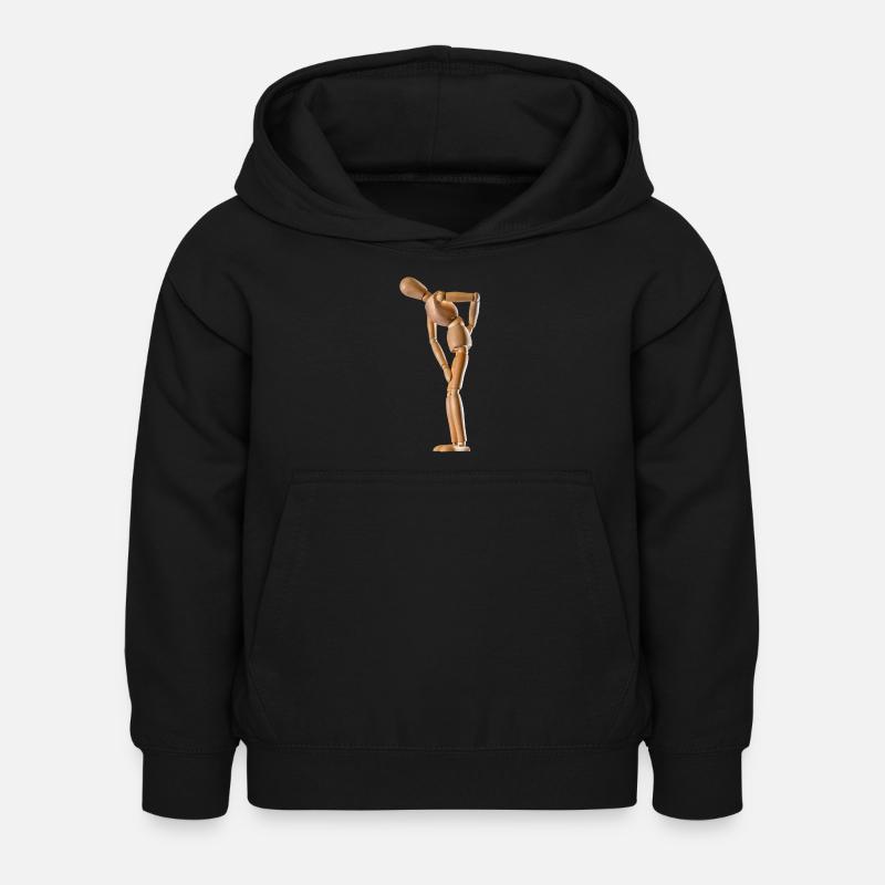 Mal de dos - Sweat à capuche Enfant - noir
