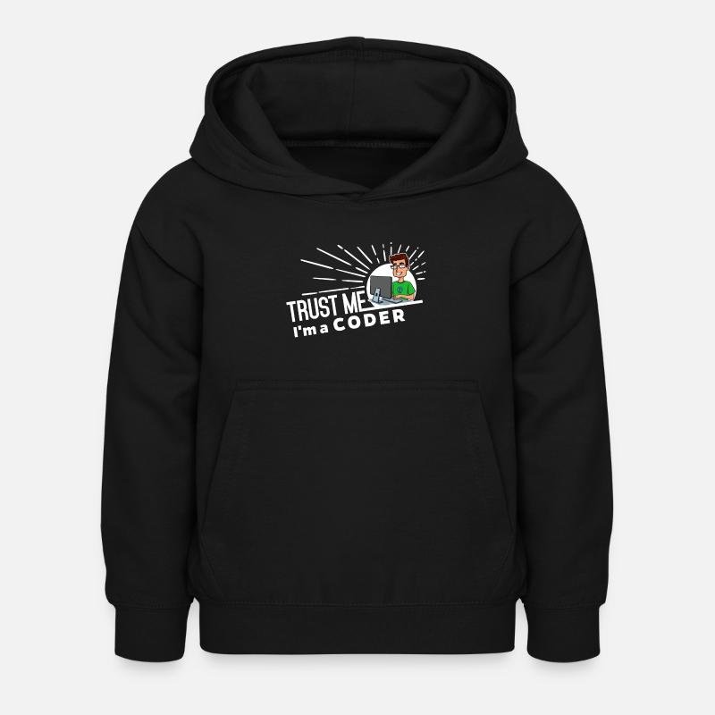 Programmer - Trust me - Kids Hoodie - black