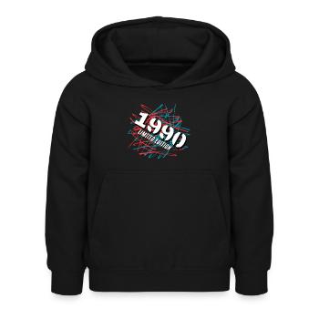 1990 Limited Edition - Kids Hoodie - black - Front - AI Model Kid Female (0cm)