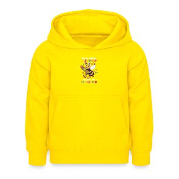 Biene fleißig Schule Zuckertüte Bienchen Kind - Kinder Hoodie - Gelb - Vorne - AI Model Kid Female (0cm)