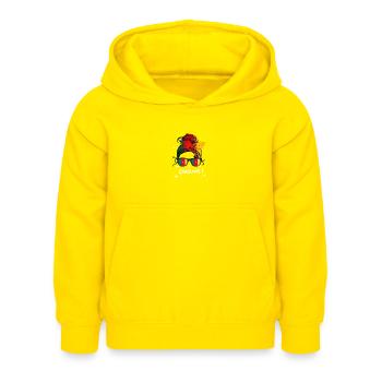 Cameroon - Kids Hoodie - yellow - Front - AI Model Kid Female (0cm)