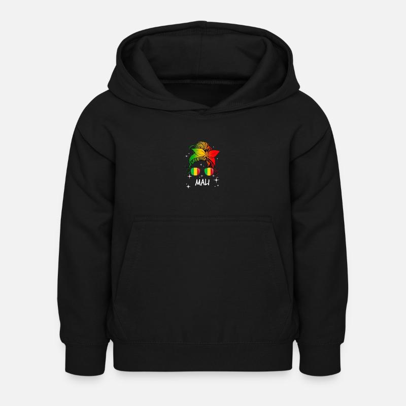 Mali - Sweat à capuche Enfant - noir