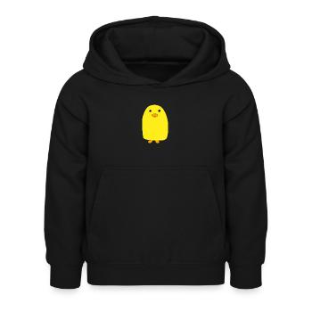 Süßes gelbes Entlein - Kinder Hoodie - Schwarz - Vorne - AI Model Kid Female (0cm)