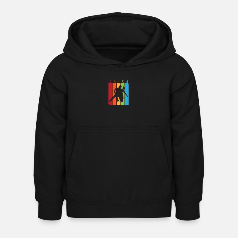 Salsa Tänzer Tänzerin - Kinder Hoodie - Schwarz