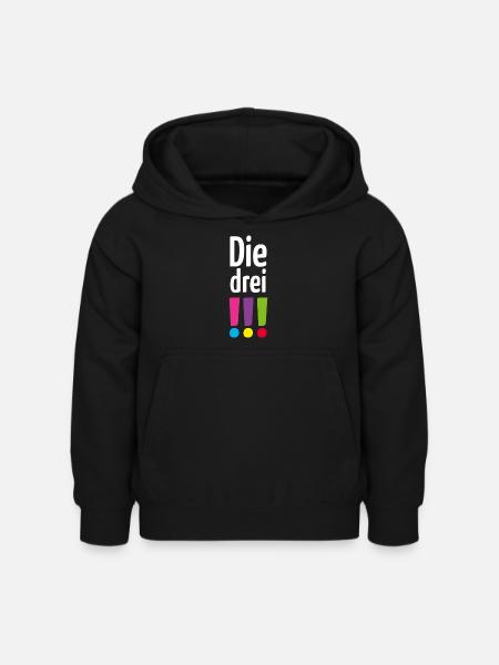 Die Drei !!! Logo - Kinder Hoodie - Schwarz