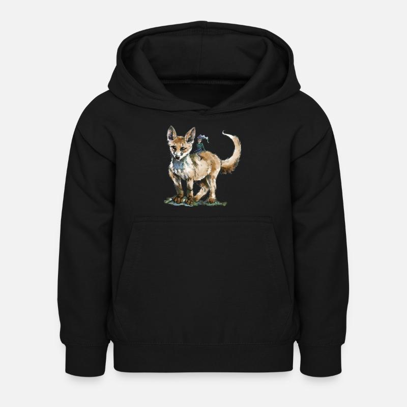 Fox And Will - Kids Hoodie - black