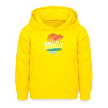 Malia - Sweat à capuche Enfant - jaune - Devant - AI Model Kid Female (0cm)