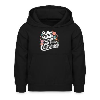Turnen Turner Gymnastik - Kinder Hoodie - Schwarz - Vorne - AI Model Kid Female (0cm)