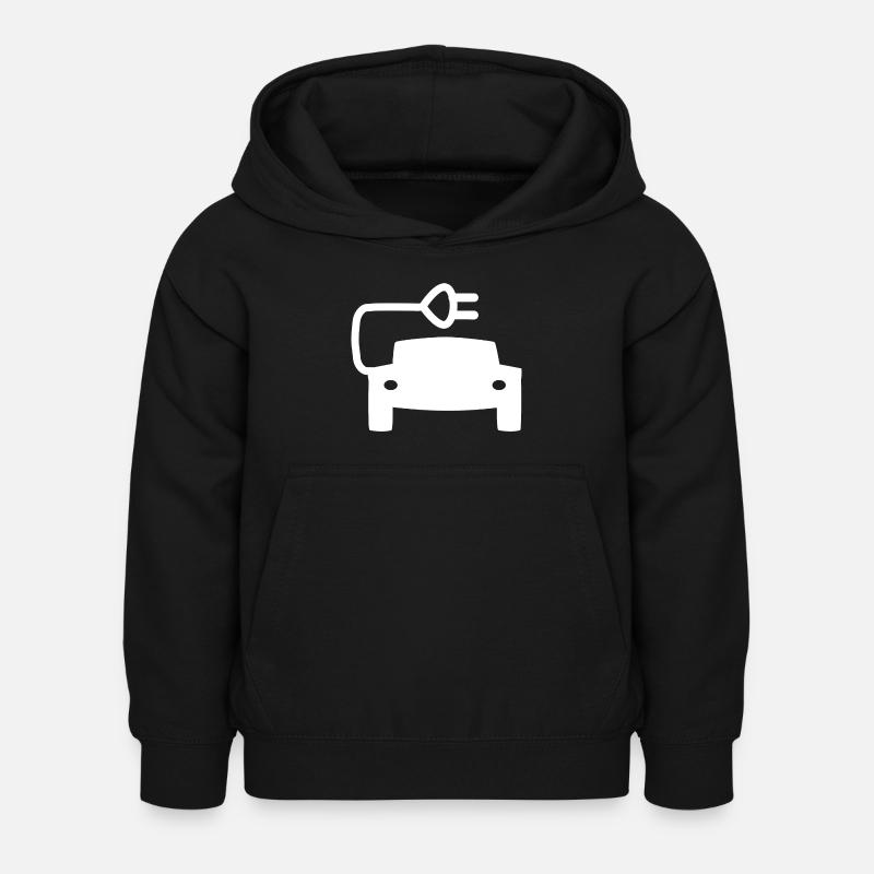 Véhicules hybrides et électriques - Sweat à capuche Enfant - noir