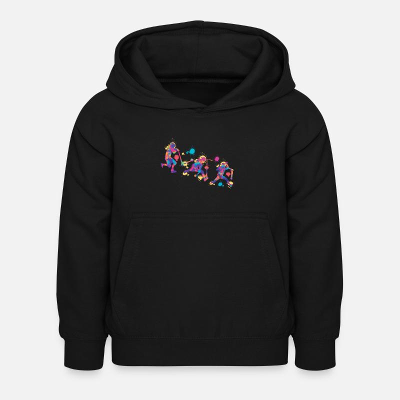 Scooter colorful - Kinder Hoodie - Schwarz