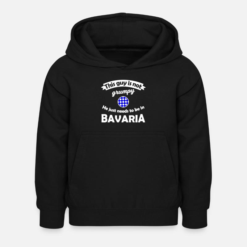 Patrie bavaroise - Sweat à capuche Enfant - noir