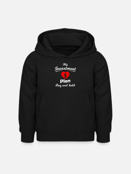 Die Börsen Idee - Kinder Hoodie - Schwarz