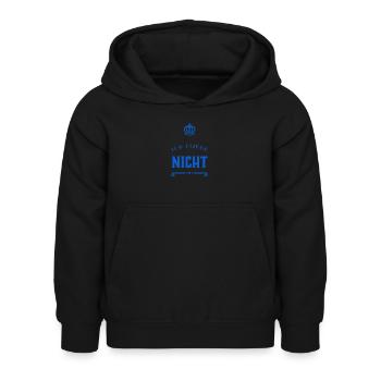 keine Lust zu fliegen - Kinder Hoodie - Schwarz - Vorne - AI Model Kid Female (0cm)