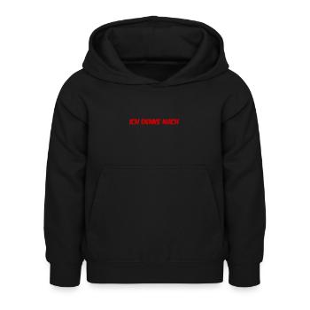 Ich denke nach - Kinder Hoodie - Schwarz - Vorne - AI Model Kid Female (0cm)