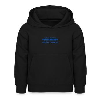 Erwachsene mögen das - Kinder Hoodie - Schwarz - Vorne - AI Model Kid Female (0cm)