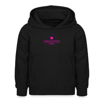 ich bin frech - Kinder Hoodie - Schwarz - Vorne - AI Model Kid Female (0cm)
