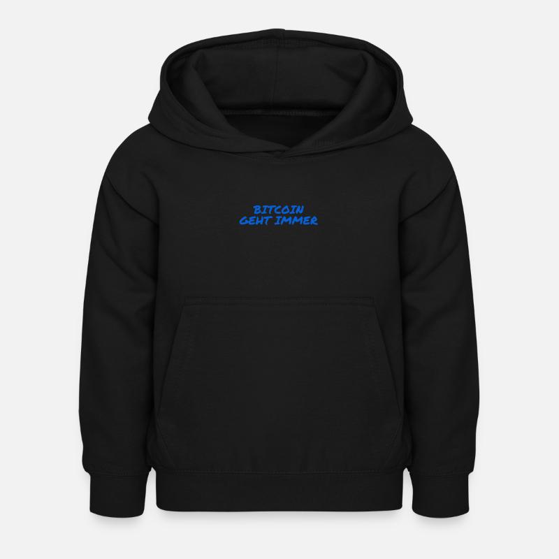 Bitcoin ist wunderbar - Kinder Hoodie - Schwarz