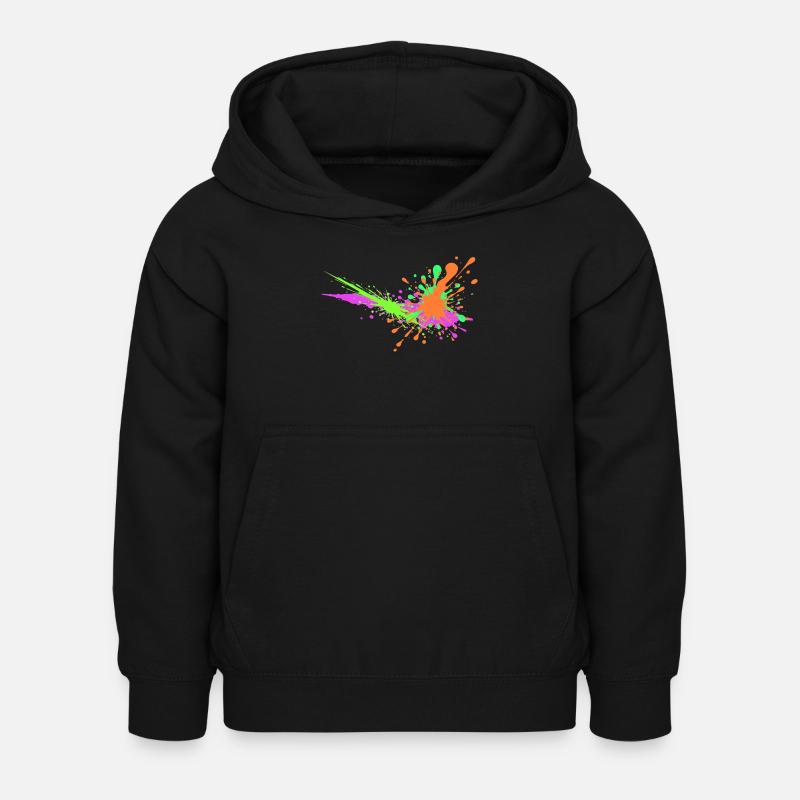 In a good mood, design, extravagant - Kids Hoodie - black