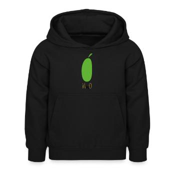 Mangue - Sweat à capuche Enfant - noir - Devant - AI Model Kid Female (0cm)
