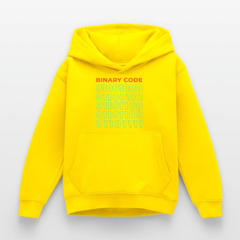 Binary code Kids Hoodie
