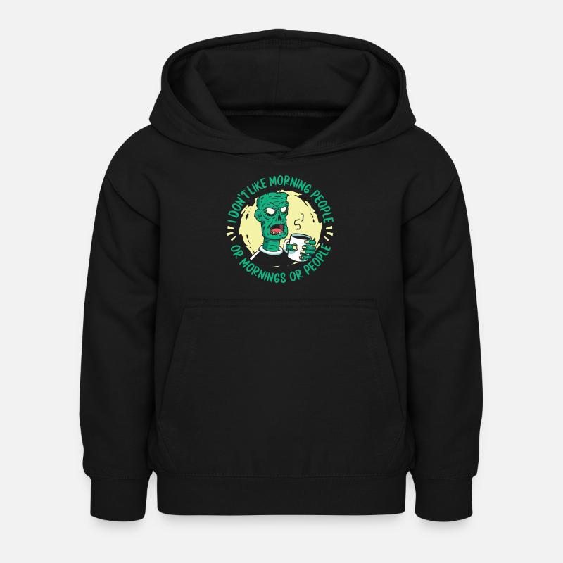 Zombie Monster Halloween - Sweat à capuche Enfant - noir