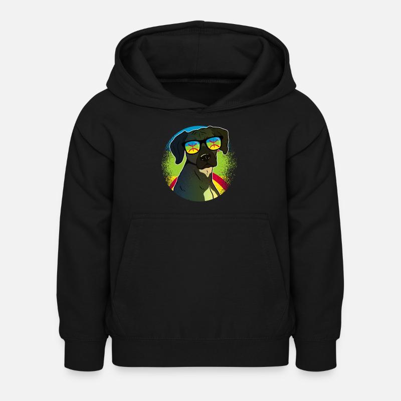 Amazigh - Sweat à capuche Enfant - noir