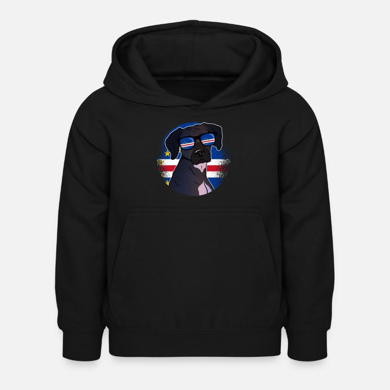 Cap Vert - Sweat à capuche Enfant - noir