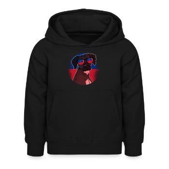Samoa - Kinder Hoodie - Schwarz - Vorne - AI Model Kid Female (0cm)