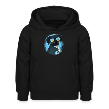 Saint Lucia - Kids Hoodie - black - Front - AI Model Kid Female (0cm)