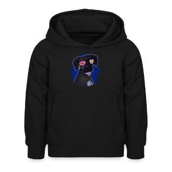 Turks and Caicos Islands - Kids Hoodie - black - Front - AI Model Kid Female (0cm)