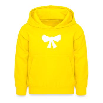 symbole de boucle voler - Sweat à capuche Enfant - jaune - Devant - AI Model Kid Female (0cm)