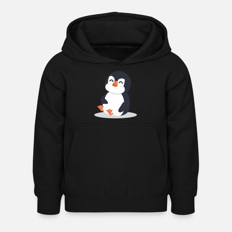 pingouin - Sweat à capuche Enfant - noir