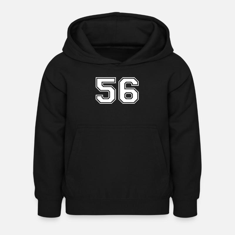 56 - Kinder Hoodie - Schwarz