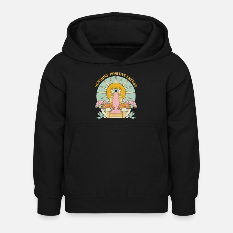 Graphique de motivation Sun Sunshine - Sweat à capuche Enfant - noir